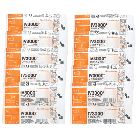 Smith and Nephew 4007 IV3000 1-Hand Dressing 2-3/8" x 2-3/4" - Pack of 10