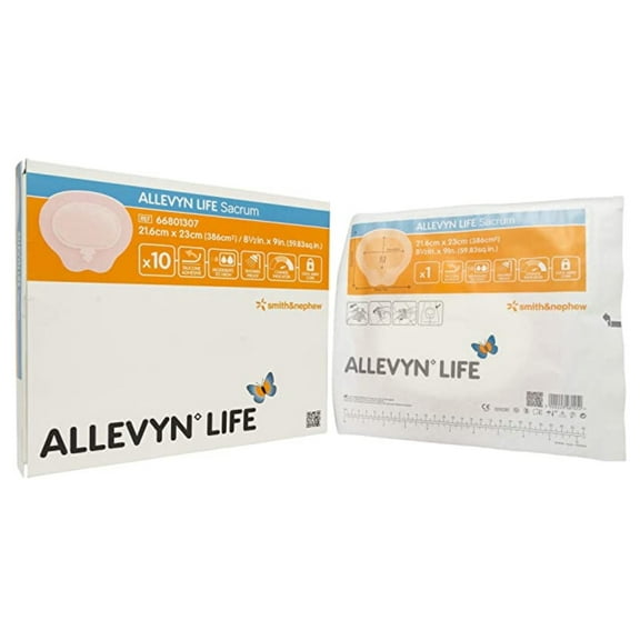 Smith and Nephew 66801307 Allevyn Life Silicone Foam Dressing 8.5 in. x 9 in. (Each)