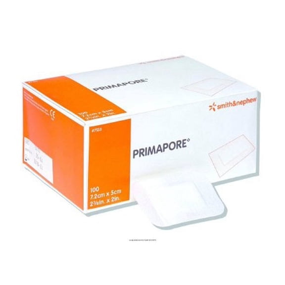 Smith and Nephew 7133 Primapore IV Dressing 2 in. x 3 in. (3 Boxes of 100)