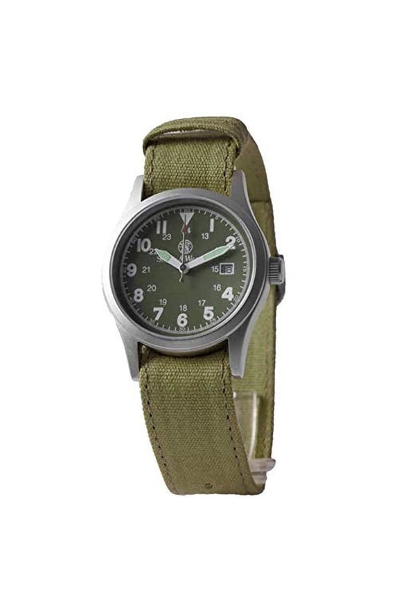 Smith and Wesson Military Multi Canvas Strap Watch Olive Drab - SWW-1464-OD