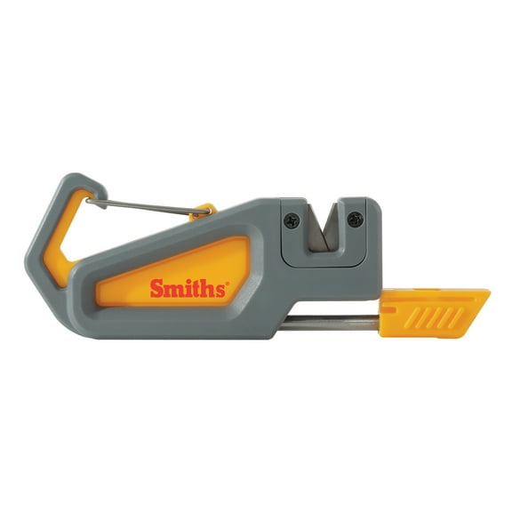 Smith's 50570 Pack Pal Sharpener and Fire Starter Grey Sharpener & Fire Starter