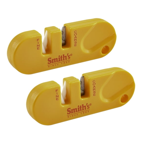 Smith’s 51459 Pocket Pal Knife Sharpener - 2-Pack - Orange