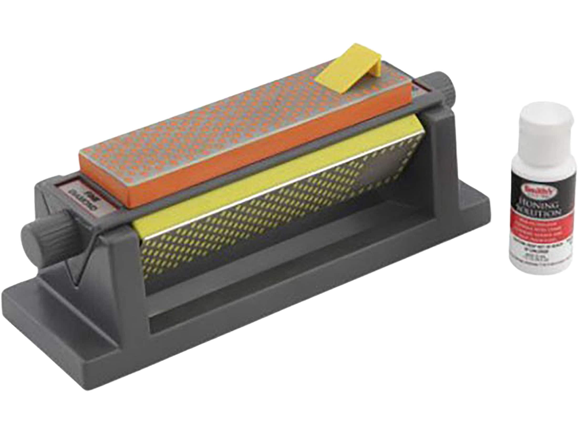 Smith's Diamond Tri-Hone Knife Sharpener 6" Fine, Coarse and Arkansas Grit