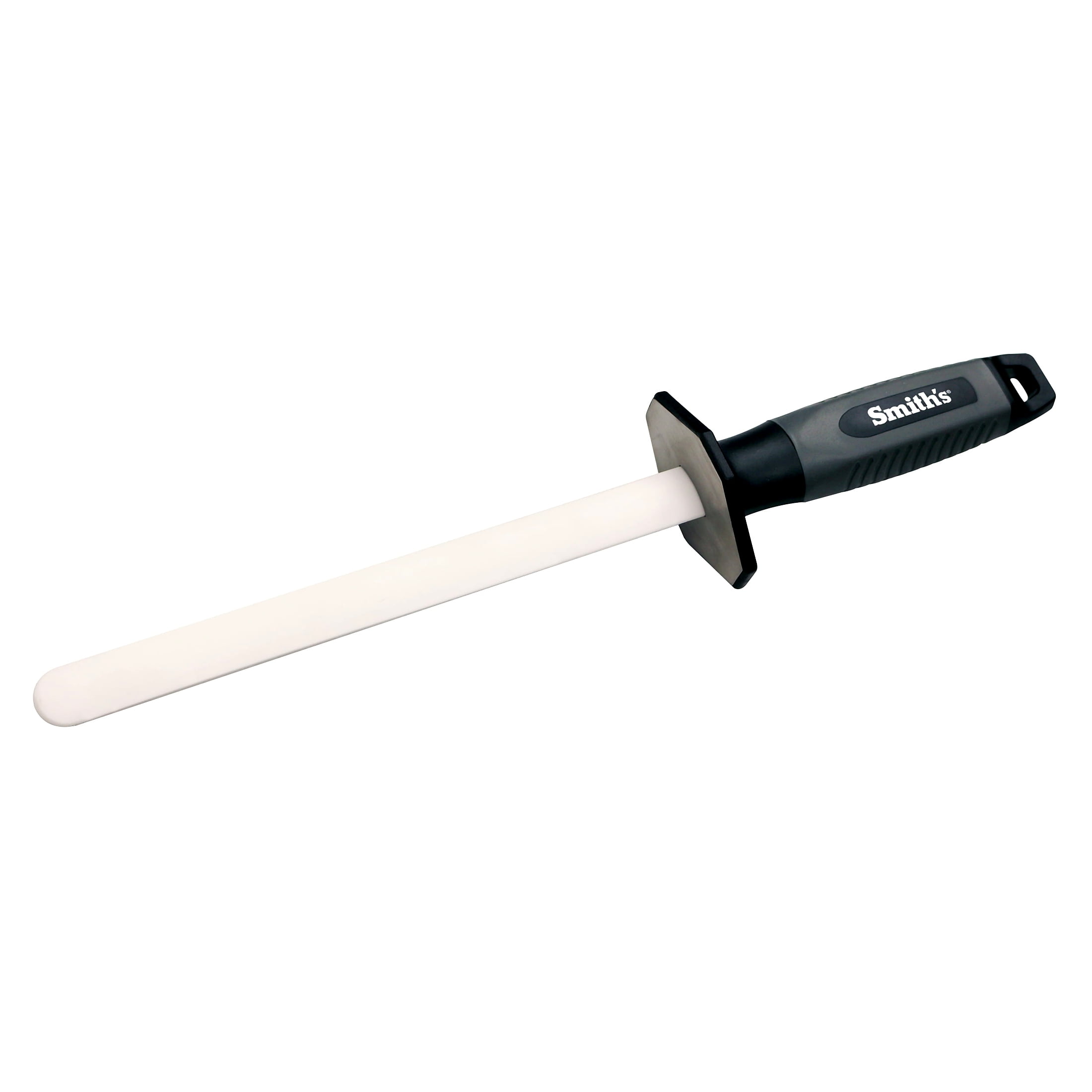 Kitchen IQ 8-Inch Oval Ceramic Rod Knife Sharpener