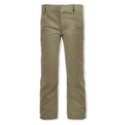 SMITH'S AMERICAN Boys’ Flat Front Twill Uniform / Dress Pants Color: khaki Size: 3t