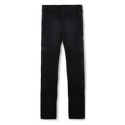 Smith's American Boys' Flat Front Twill Uniform / Dress Pants - black, 12 (Big Boys)