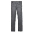 Smith's American Youth Boys' Flat Front Twill Uniform/Dress Pants, Gray