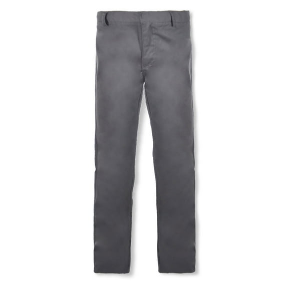 Smith's American Boys’ Flat Front Twill Uniform / Dress Pants Color: gray Size: 6