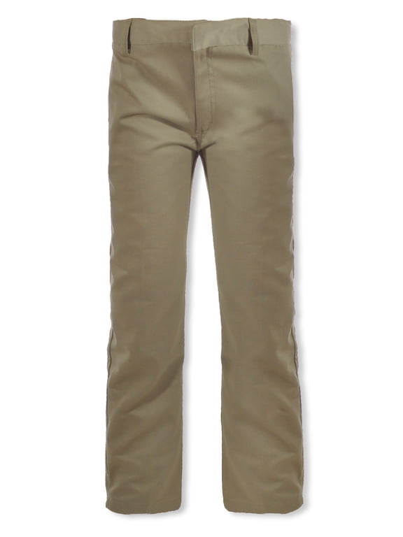 American Boys’ Flat Front Twill Uniform / Dress Pants Color: khaki Size: 4t