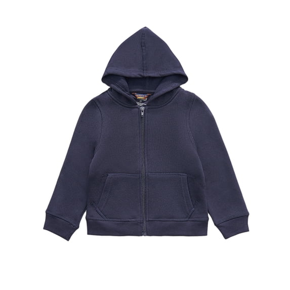 Smith's American Boys' Fleece Zip Hoodie Color: navy Size: 4 - 5