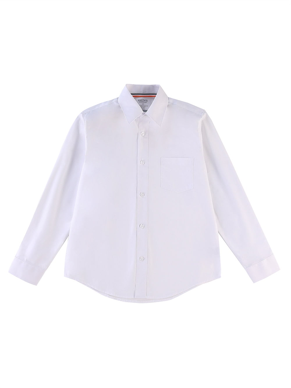 絶対的な信頼 Youth American Smith's Long-Sleeve White - Shirt Button-Up Boys