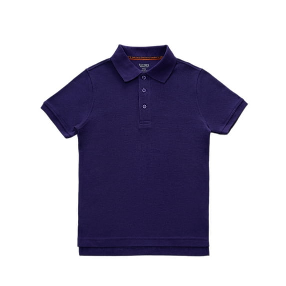 Smith's American Boys' S/S Polo Shirt Color: purple Size: 6 - 7