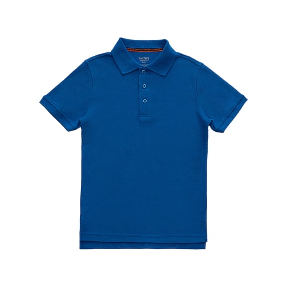 Smith's American Boys' S/S Polo Shirt Color: royal blue Size: 6 - 7
