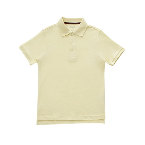 Smith's American Boys' S/S Polo Shirt Color: yellow Size: 6 - 7