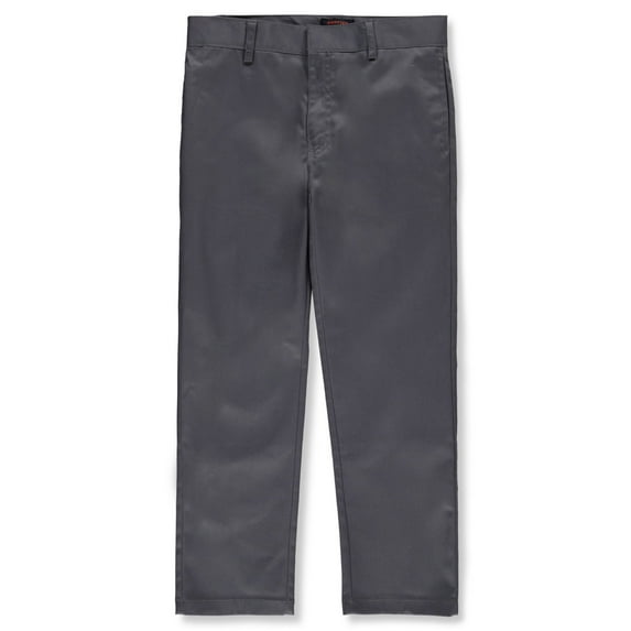 Smith's American Boys' Straight Twill Pants Color: gray Size: 4