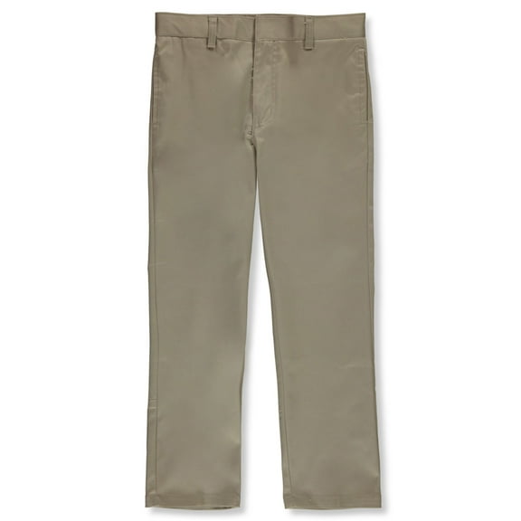 Smith's American Boys' Straight Twill Pants Color: khaki Size: 20 husky