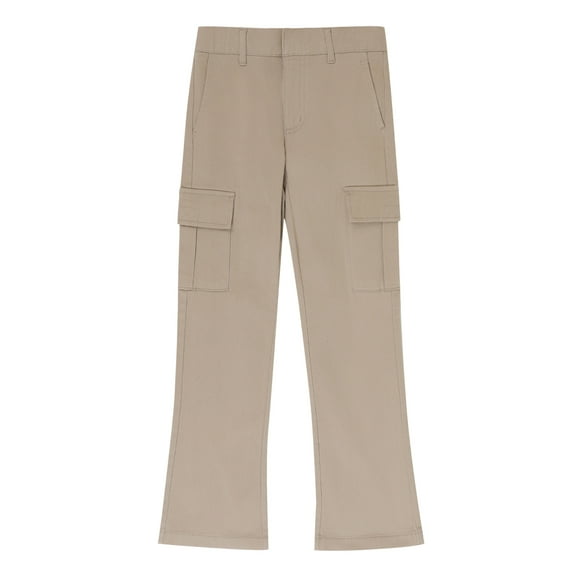 Smith's American Girls' Flared Cargo Pants Color: khaki Size: 6x
