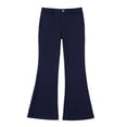 thumbnail image 1 of Smith's American Girls' Plus Flared Pants Color: navy Size: 14.5/16.5, 1 of 5