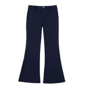 SMITH'S AMERICAN Girls' Flared Pants Color: navy Size: 4 - 5