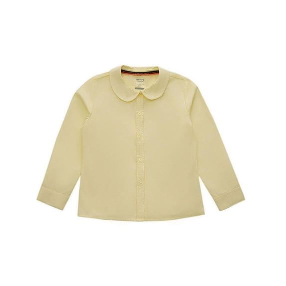 Smith's American Girls' L/S Button-Up Shirt Color: yellow Size: 5