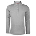 thumbnail image 1 of Smith's American Girls' L/S Polo Shirt Color: gray Size: 4 - 5, 1 of 3