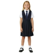 SMITH'S AMERICAN Girls' Pleated B-Neck Jumper Color: navy Size: 6