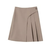 SMITH'S AMERICAN Girls' Pleated Skirt Color: khaki Size: 20