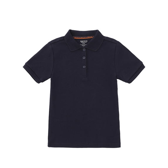 Smith's American Girls' S/S Polo Shirt Color: navy Size: 18 - 20
