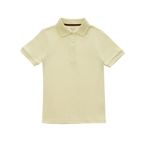 Smith's American Girls' S/S Polo Shirt Color: yellow Size: 18 - 20