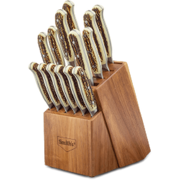 Smith's Cabin & Lodge Cutlery 15-PCS Block Set 51032