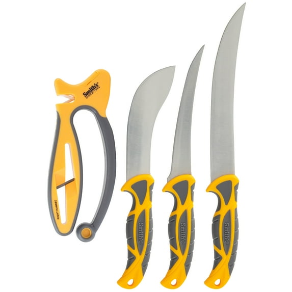 Smith’s 51063 EdgeSport Field Dressing Kit + Jiffy Pro – Grey & Yellow-Field Dressing Kit-Razor Sharp Knives-Handheld Sharpener-Scissor Sharpener