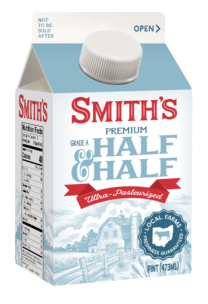 Smith's Half & Half Dairy Cream, 16 fl oz