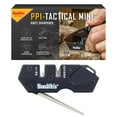 thumbnail image 1 of Smith’s Pocket Pal Mini Tactical Knife Sharpener - Black - 2 Stage Sharpener & Diamond Sharpening Rod - Outdoor Hunting Knife & Hook Sharpener - Compact, Durable, & Lightweight, 1 of 7