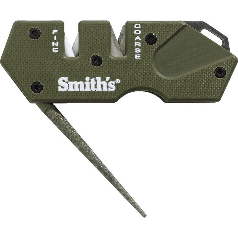 Smith's Sharpeners PP1 Mini OD Green G10 Tactical Knife Sharpener 50984