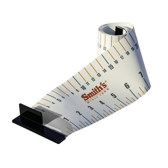 Smith's Regal River 48" Retractable Ruler - Durable, UV Resistant, Large Numbers. Waterproof Measuring Tape- Fresh + Saltwater Fishing, Boating, + Kayaking - Tackle + Accessory - 3” Wide