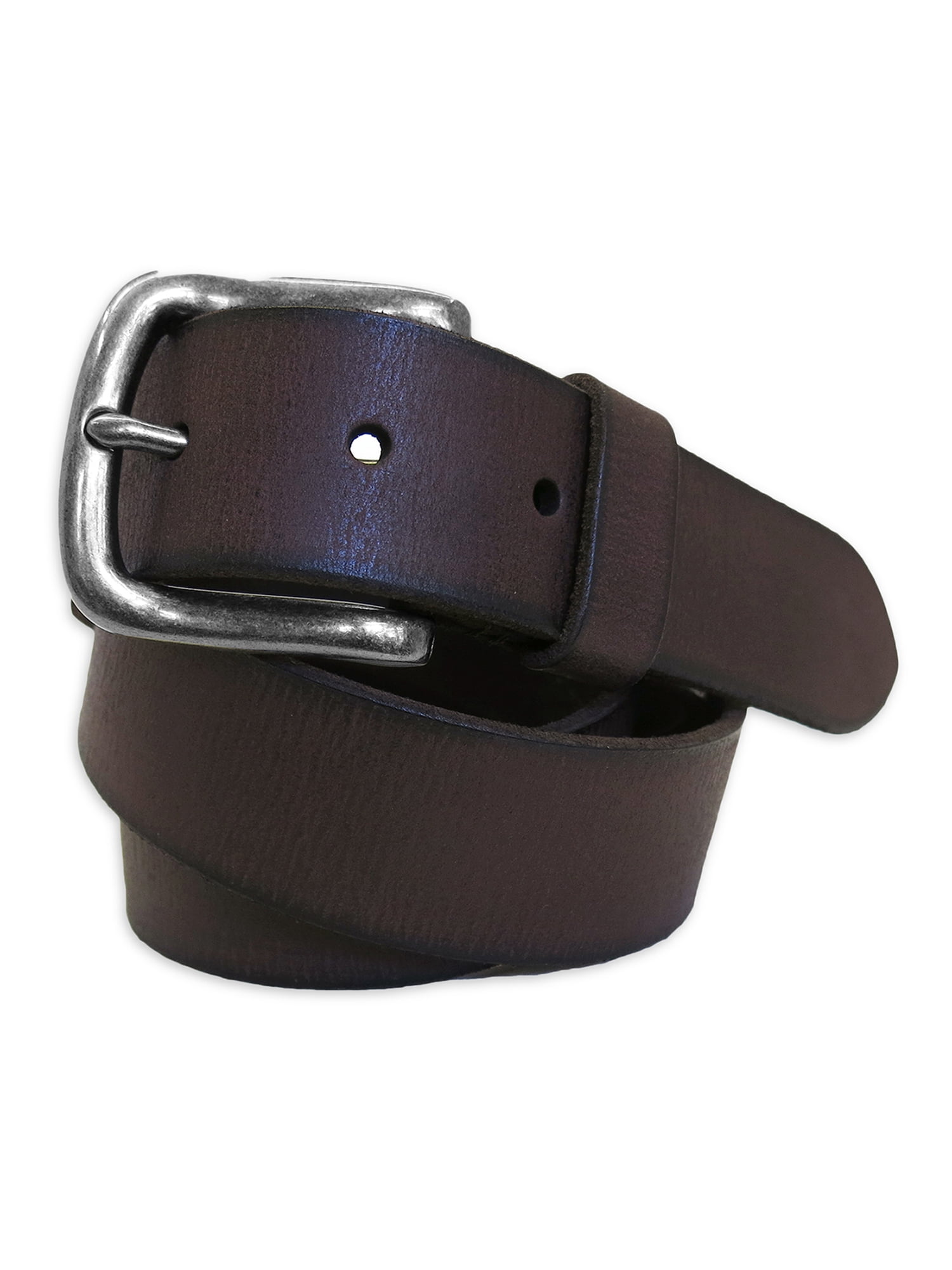 Handcrafted 35mm Leather Belt, Brown, Size 40