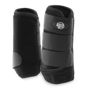 SmithBuilt Neoprene Athletic Front Boots for Horse, Large - Pair of Equine Protective Sport Wraps