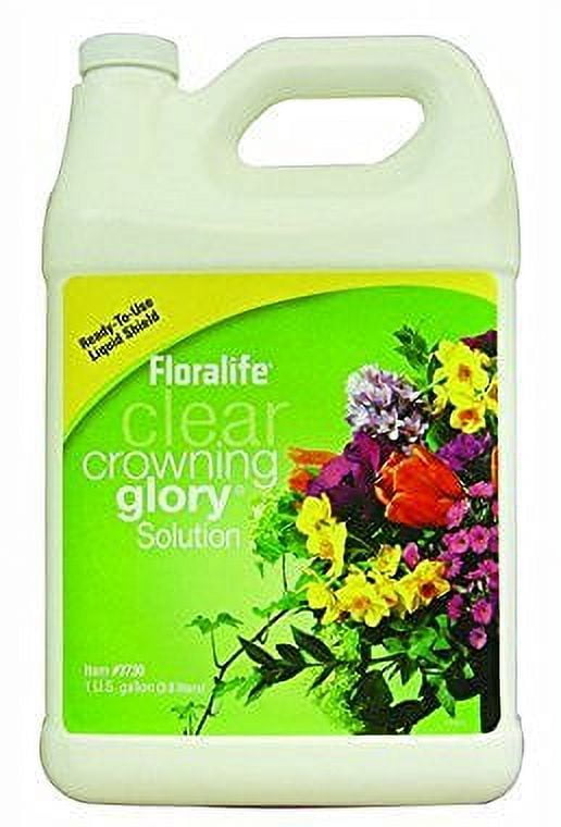 Smithers Oasis Floralife Clear Crowning Glory-1 Gallon Lawn Garden, White