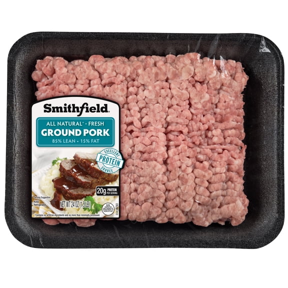 Smithfield All Natural Fresh Ground Pork, 1.5 lb