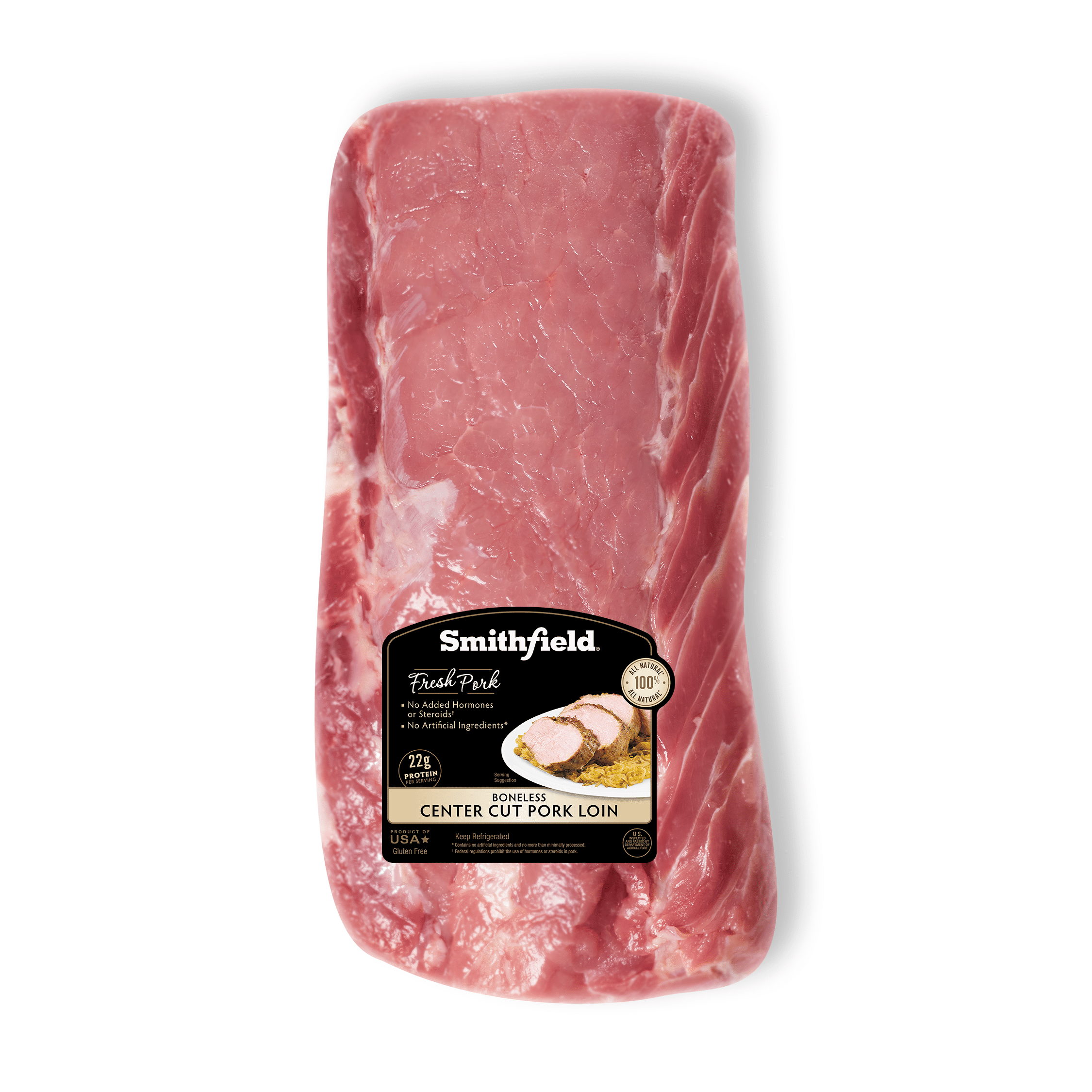 Smithfield Fresh Pork Center Cut Loin Boneless 3 6 Lb Walmart Com