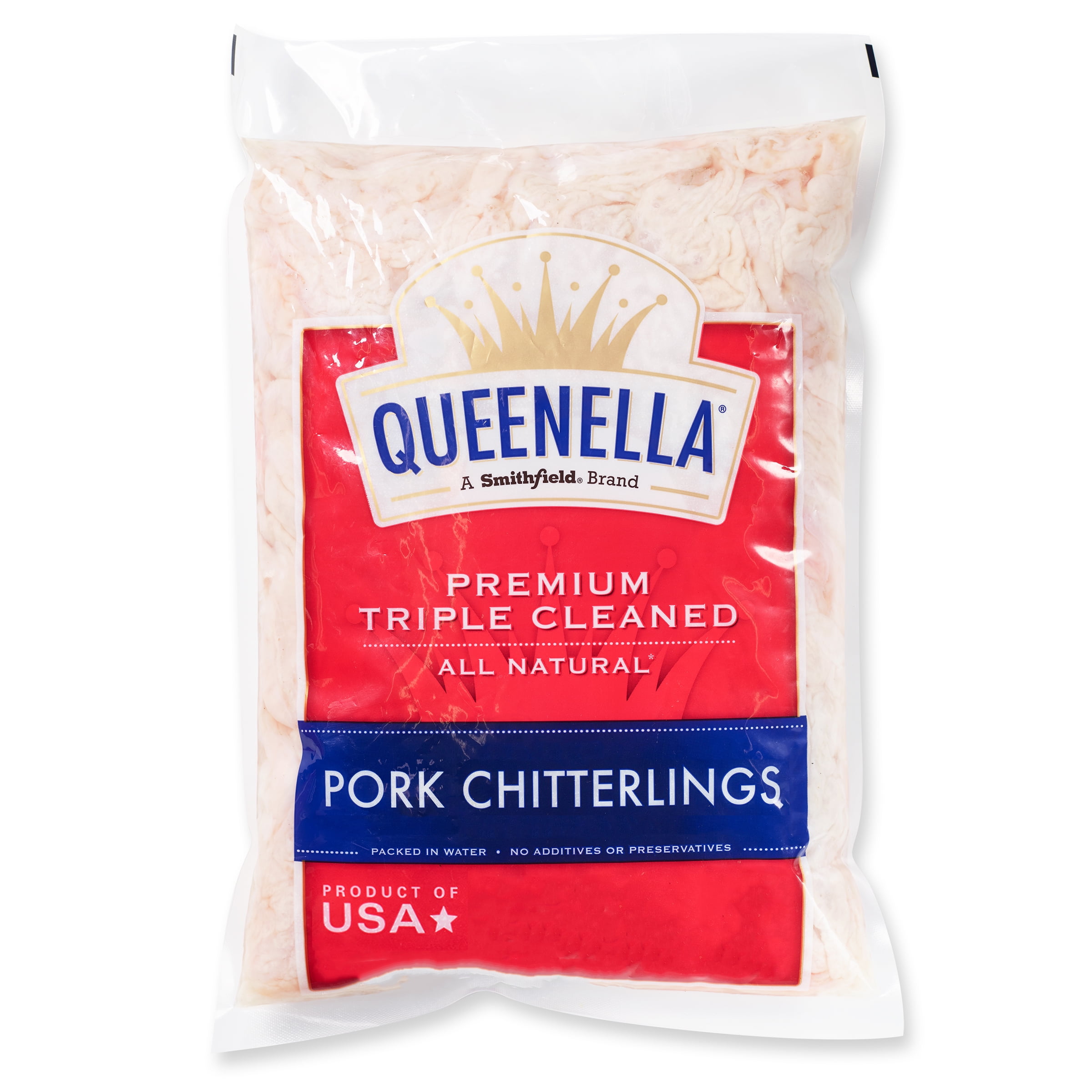 Smithfield, Queenella All Natural Fresh Chitterlings, Pork, 5 lb, (Frozen)