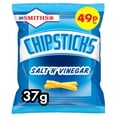 thumbnail image 1 of Smiths Chipsticks Salt & Vinegar Snacks Crisps 37g (pack of 30), 1 of 2