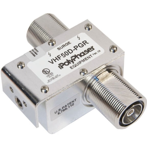 Smiths Power - VHF50D-MA-PGR - VHF High Power Combiner Protector, DIN M-DIN F