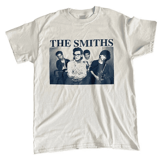 The Smiths T-Shirt Morrissey Alt Indie Rock Band Adult Men'S Tee White New\ Funny Shirt, Comfort Wear, Unsiex Tshirt Unisex, Condition New, Color Black, Size US M