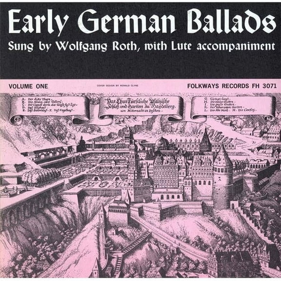 Smithsonian Folkways  Early German Ballads- Vol. 1- 1280-1619