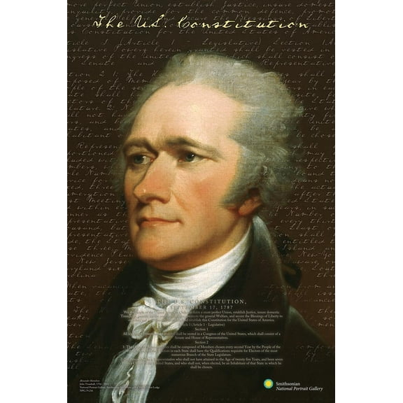 Smithsonian  Hamilton Poster  24x36 Sold by Art.Com