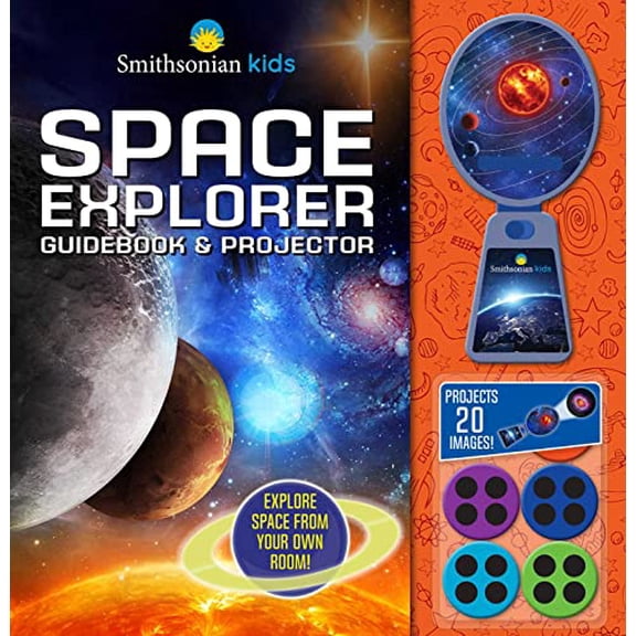 Pre-Owned Smithsonian Kids: Space Explorer Guide Book and Projector (Hardcover) 9781667200392