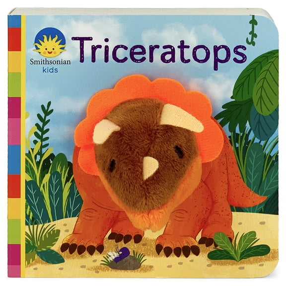 Smithsonian Kids Triceratops Puppet Book, (Board Book)