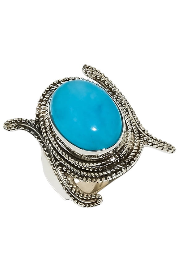 Smithsonite Vintage Style Solid 925 Sterling Silver Ring s.7 S2013 SR267-40