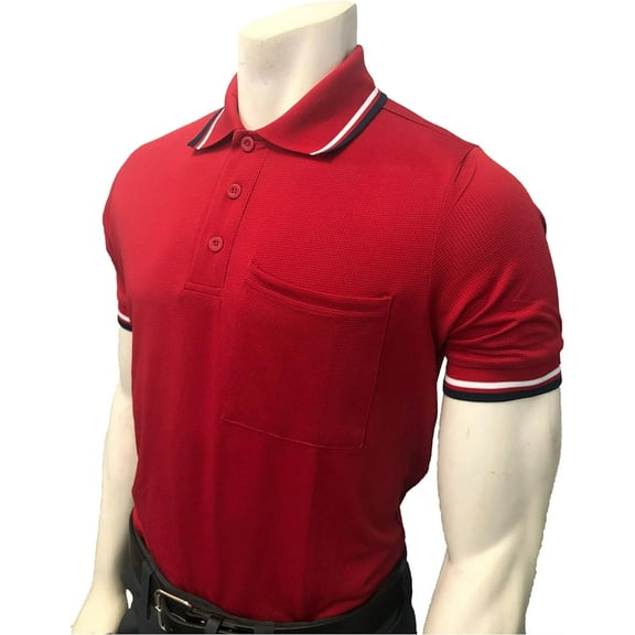 Smitty | BBS-300 | Baseball Softball Umpire Shirt | Performance Mesh Short Sleeve | Accommodate Chest Protector Official